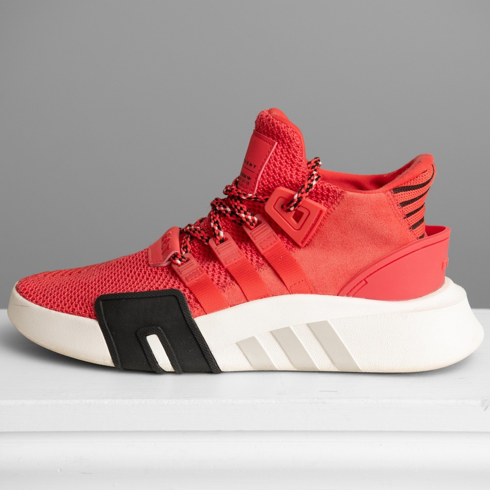 Adidas EQT Basketball ADV Red Coral Sneaker M7/W8.5 Sporty Athleisure Streetwear